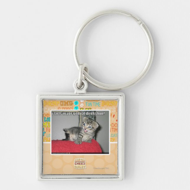 I farts in yor gen'ral direkshun key ring (Front)