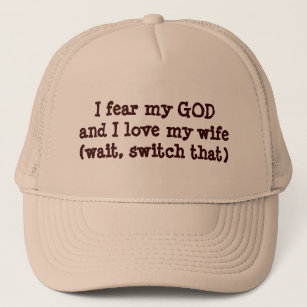 I Fear GOD/ Love Wife Switch That Trucker Hat