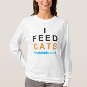 "I Feed Cats" Tee