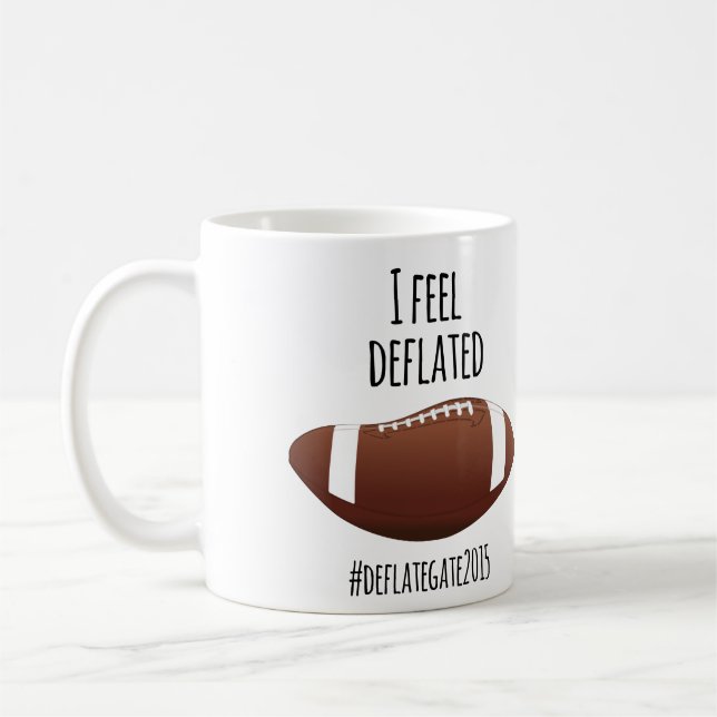 I Feel Deflated...Deflate Gate 2015 Coffee Mug (Left)