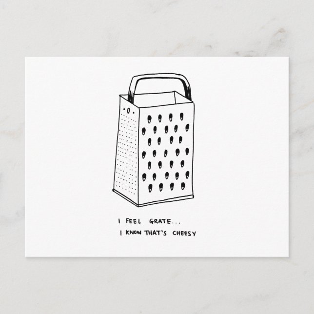 I Feel Grate Postcard (Front)