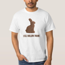 I Feel Hollow Inside Chocolate Easter Bunny