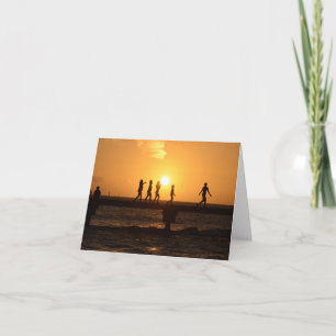 I feel like a kid again greeting card