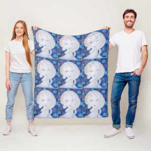 I Feel My Universe Fleece Blanket