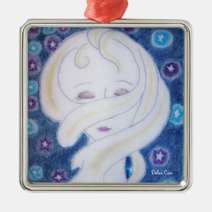 I feel my Universe-premium square ornament