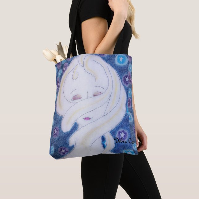 I Feel My Universe Tote Bag (Close Up)
