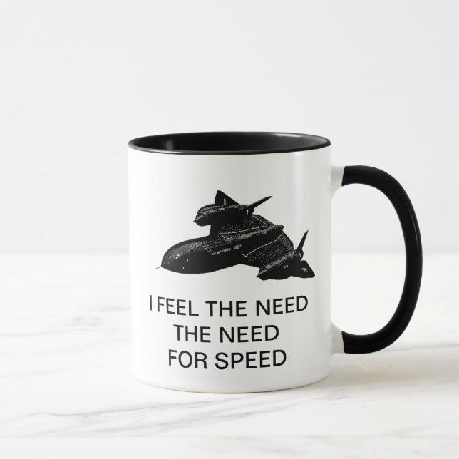 I FEEL THE NEED THE NEED FOR SPEED MUG (Right)