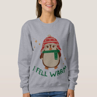 I feel warm pingouin sweat-shirt sweatshirt