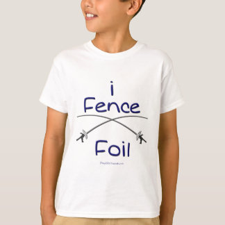 i Fence Foil (pistol grip) BLUE T-Shirt