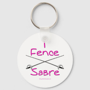 i Fence Sabre (PINK) Key Ring