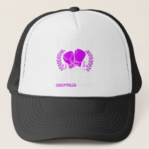 I Fight For My Wife Fibromyalgia Awareness T-Shirt Trucker Hat