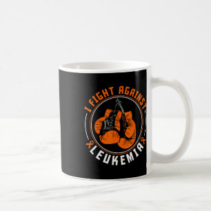 I Fight Leukaemia Awareness Support Boxing Gloves Coffee Mug