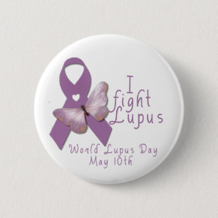 I fight Lupus 6 Cm Round Badge