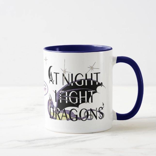 I Fight With Dragons Mug (colour) (Right)