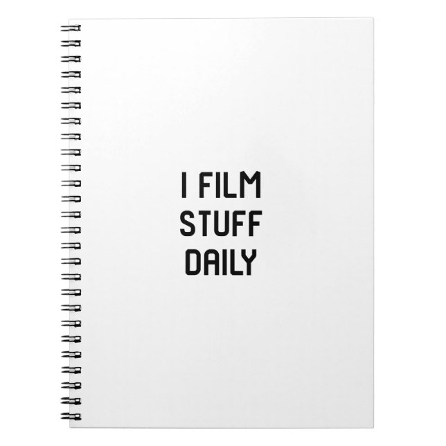 I Film Stuff Daily Movie Directors Film School Notebook (Front)