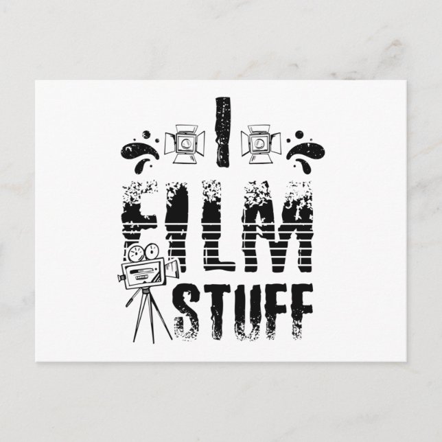 I Film Stuff, Movie Maker Postcard (Front)