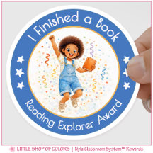 I Finished a Book Teacher Encouragement Award