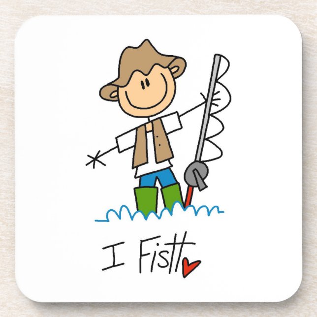 I Fish Coaster (Front)