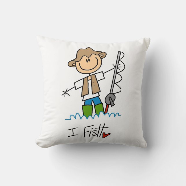 I Fish Cushion (Front)