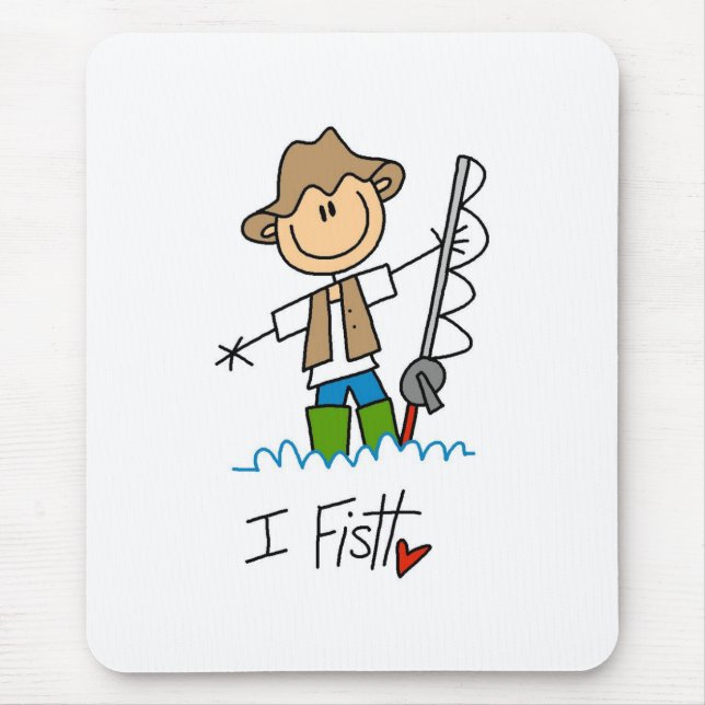 I Fish  Mouse Pad (Front)