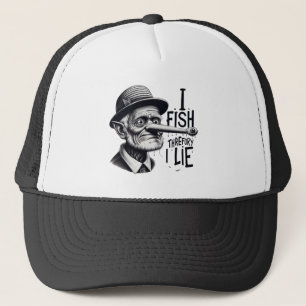 I Fish Therefore I Lie Cap