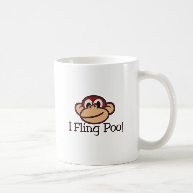 I Fling Poo! Coffee Mug (Right)
