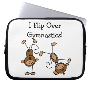 I Flip Over Gymnastics Laptop Sleeve