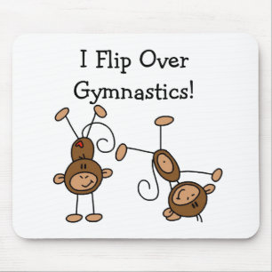 I Flip Over Gymnastics Mouse Pad