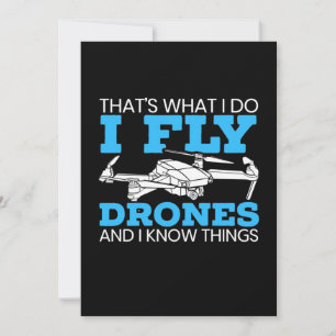 I Fly Drones Invitation