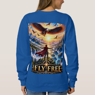 I Fly Free Fantasy Eagle Women's Sweatshirt