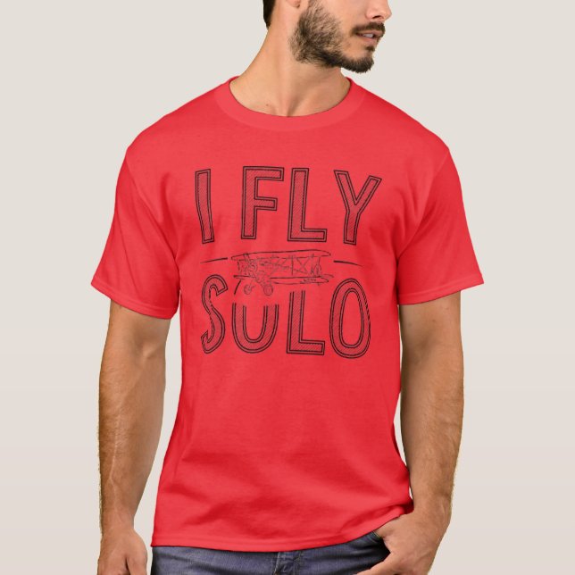 I Fly Solo: Aviator's Journey 2 T-Shirt (Front)