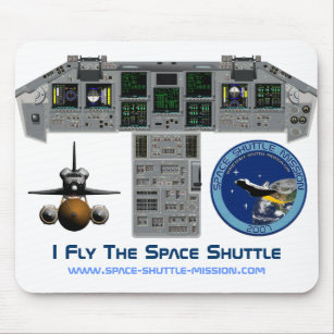 I Fly The Space Shuttle, Cockpit, Mousepad