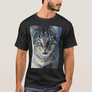 I Follow My Whiskers Tabby Cat Photography T-Shirt