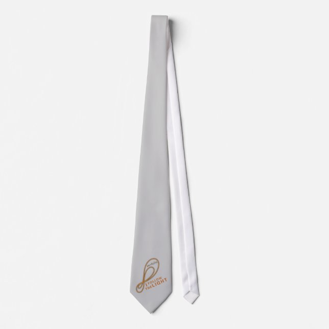 I follow the light  grey tie (Front)