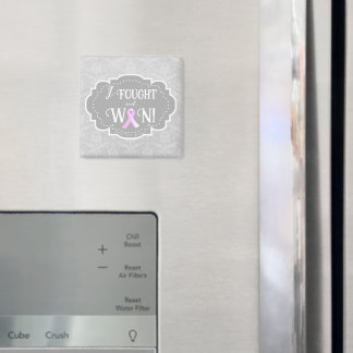 I Fought and Won | Breast Cancer Survivor Magnet