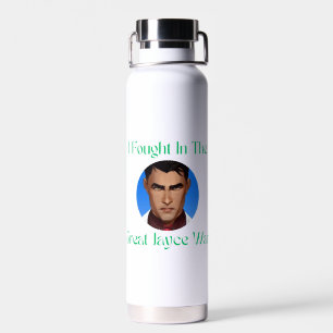 I fought in the Jayce war Water Bottle