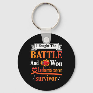I Fought The Battle And Won Leukaemia Cancer Survi Key Ring
