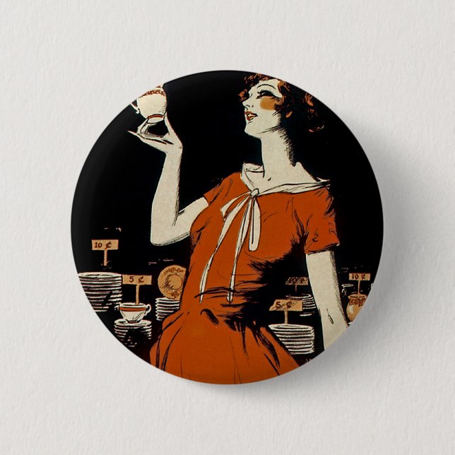 I Found A  Million Dollar Baby 6 Cm Round Badge (Front)