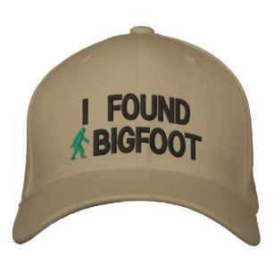 I found bigfoot embroidered hat