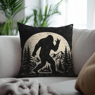 I Found Jesus Still Looking for Bigfoot Sasquatch Cushion