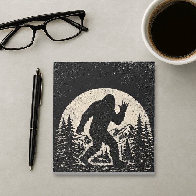 I Found Jesus Still Looking for Bigfoot Sasquatch Notepad (Creator Uploaded)