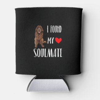 I Found My Soulmate Newfoundland Dog Lover Can Cooler