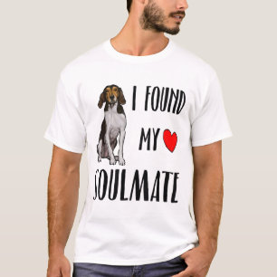 I Found My Soulmate Treeing Walker Coonhound Dog L T-Shirt