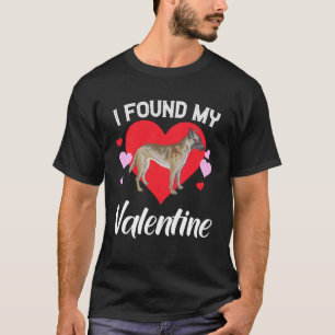 I Found My Valentine  Belgian Malinois Dog T-Shirt