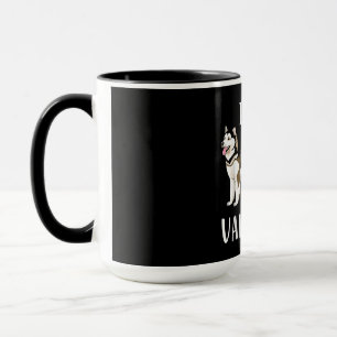 I Found My Valentine Day Husky Lover Gift Mug