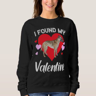 I Found My Valentine Funny Belgian Malinois Dog Lo Sweatshirt