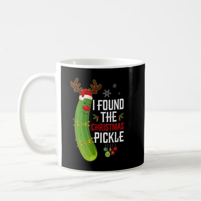 I Found The Christmas Pickle Coffee Mug (Left)