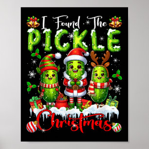 I Found The Ckle Christmas Santa Reindeer Elf Ckle Poster