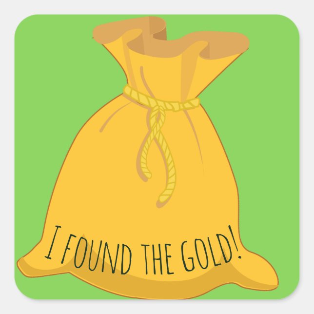 I found the gold St Patrick's Day Square Sticker (Front)