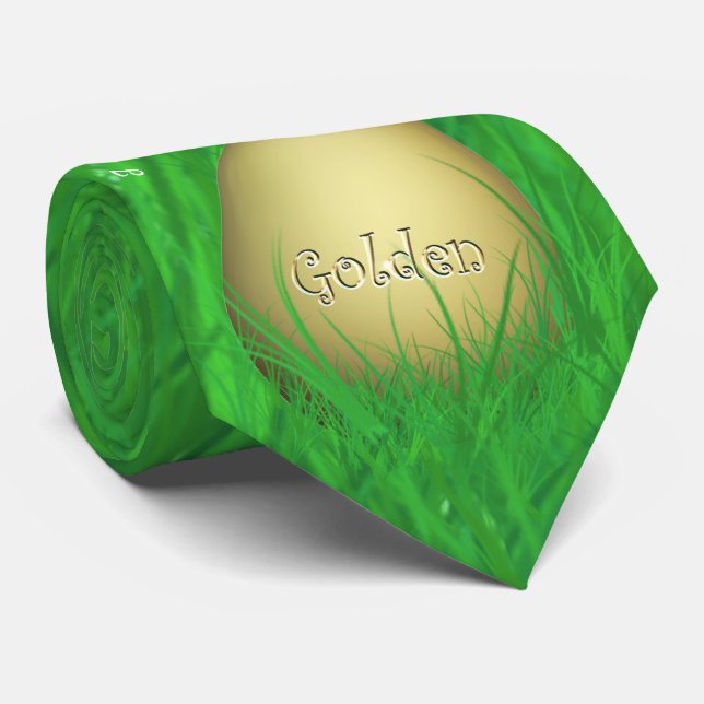 I Found the Golden Egg - Easter Egg Hunt Novelty Tie (Rolled)